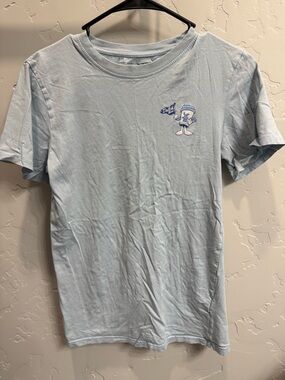 Light Blue Graphic Men’s T-Shirt - Small Chest Logo